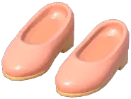 Glossy Pointed-Toe Flats
