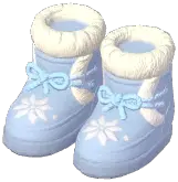 Snowflake-Trim Snow Boots