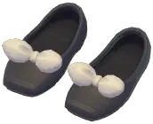 Square-Toed Ballet Shoes
