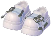 Wide-Toed Buckle Shoes