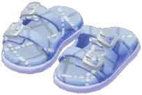 Ripple Leather Slippers