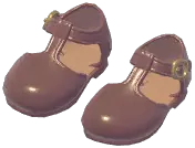 Ankle Strap Round-Toe Shoes