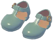 Ankle Strap Round-Toe Shoes