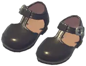 Ankle Strap Round-Toe Shoes