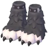 Fluffy Wolf Claw Boots