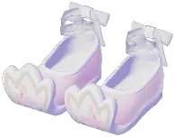 Pink Lotus Curled-Toe Shoes