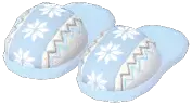 Snowflake Vertical Striped Slippers