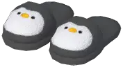 Black Penguin Slippers