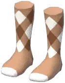 Argyle Knee Socks