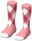 Argyle Knee Socks
