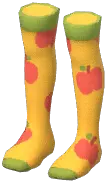 Printed Thigh-High Socks
