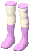 Printed Thigh-High Socks