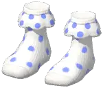 Polka Dot Ruffle Ankle Socks