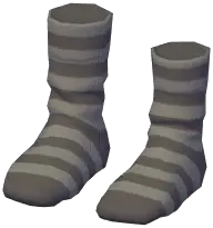Striped Asym Socks