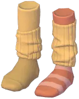 Faux Two-Piece Loose Socks