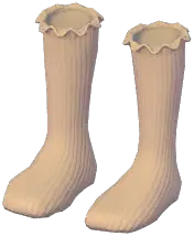 Ruffle Knee Socks