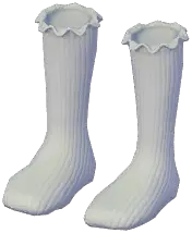 Ruffle Knee Socks