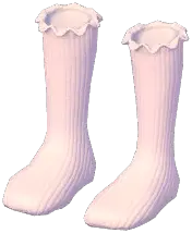 Ruffle Knee Socks