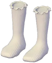 Ruffle Knee Socks
