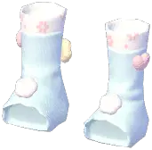Petal Muse Embroidered Socks