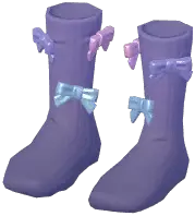 Lustrous Bow Ankle Socks