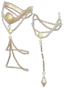Gold Sand Tassel Leg Chain