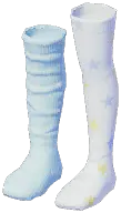 Personalized Heart Polka Dot Long Socks