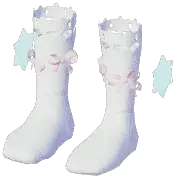 Floating Star Ruffle Socks