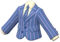 Striped Suit w/ Tie