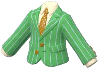 Striped Suit w/ Tie