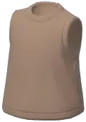 Monocolor Sleeveless Top