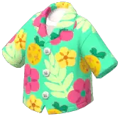 Flower Aloha Shirt