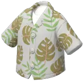 Palm Leaf Aloha Shirt