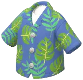 Palm Leaf Aloha Shirt
