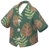 Palm Leaf Aloha Shirt