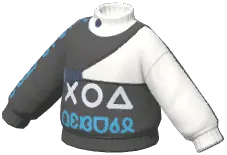 Alphabet Turtleneck Sweatshirt