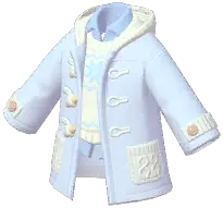 Snowflake-Trim Coat