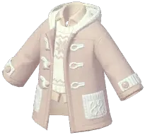 Snowflake-Trim Coat