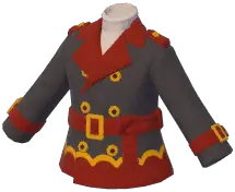 Festive Cropped Trench Coat