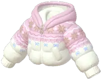 Snowflake-Trim Down Jacket