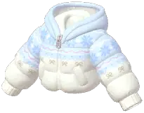 Snowflake-Trim Down Jacket