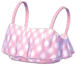 Strawberry Checkered Swimsuit