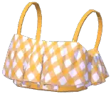 Lemon Checkered Swimsuit
