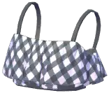 Black & White Checkered Swimsuit