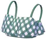 Green Onion Checkered Swimsuit