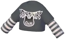 Punk Layered Sweatshirt