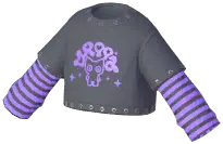 Happy Kitty Punk Layered T-Shirt