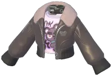 Fur-Collar Motorcycle Jacket