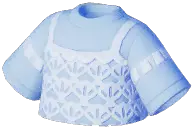 Seashell Lace Layered T-Shirt