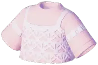 Seashell Lace Layered T-Shirt